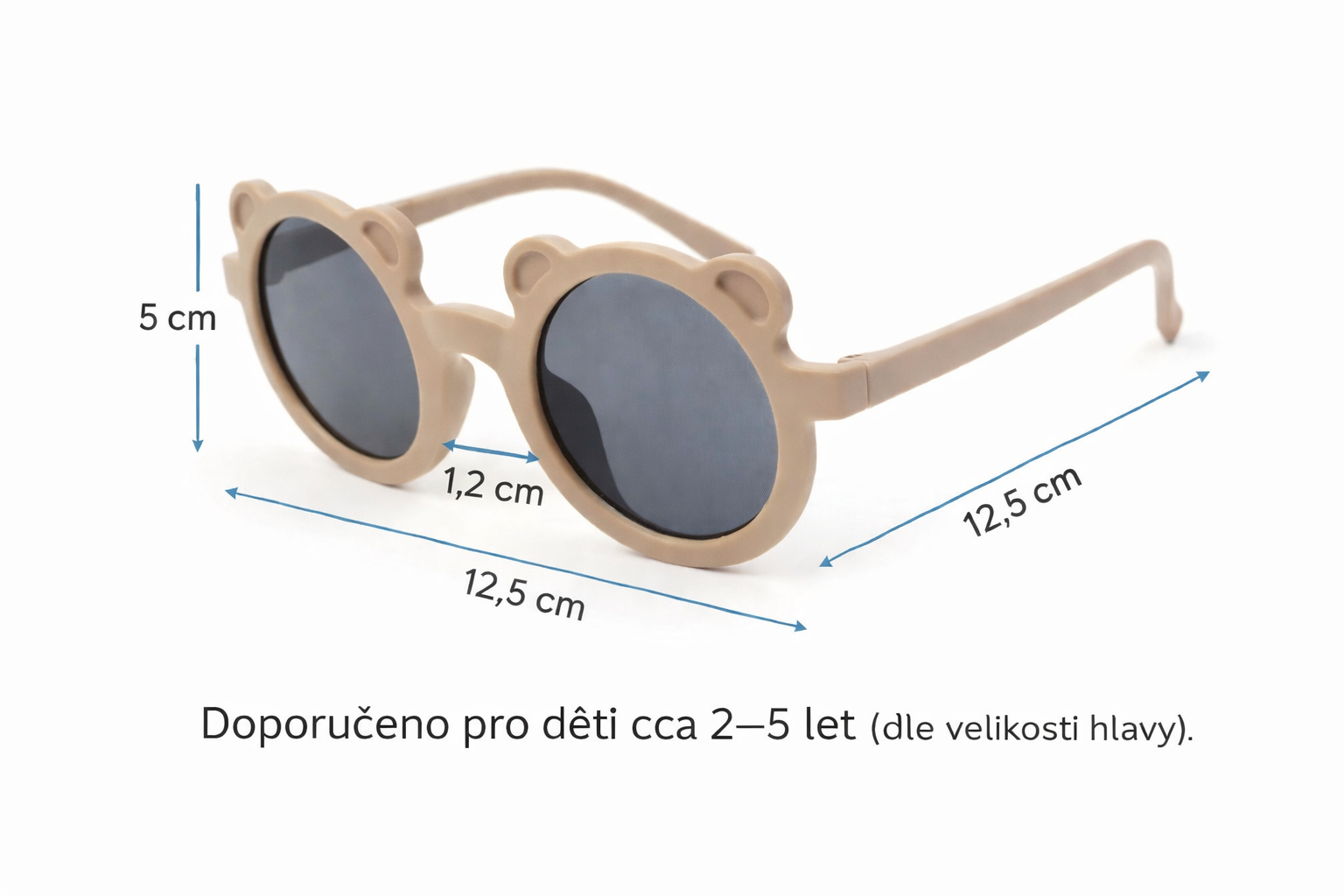 Dětské sluneční brýle ve tvaru medvěda_1